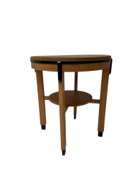 Art Deco Amsterdamse School Round Side Table, 1920s